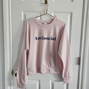 NWOT Skinnydip London Antisocial Sweatshirt